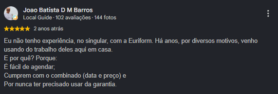 Depoimento de cliente