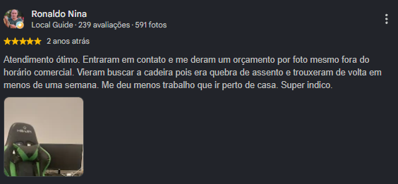 Depoimento de cliente