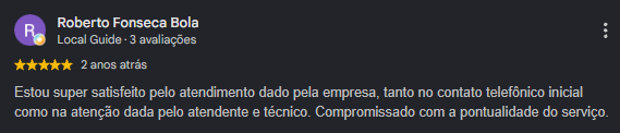 Depoimento de cliente